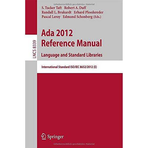 Ada 2012 Reference Manual. Language And Standard