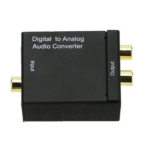 Adaptador Conversor de Áudio Digital para Analógico