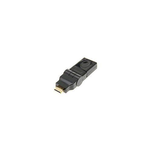 Adaptador HDMI Femea para Mini HDMI Macho Gira 360 Graus