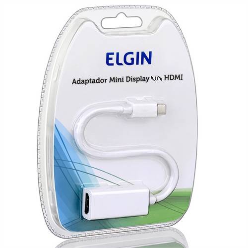 Adaptador Mini Displayport para Hdmi 46ramdphdmi0 Branco Elgin