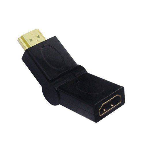 Adaptador Mini HDMI Macho X HDMI Femea Flexível 180º
