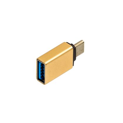 Adaptador OTG para USB Dourado
