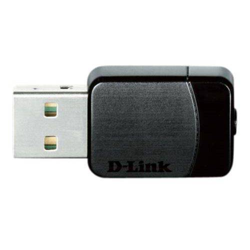 Adaptador Sem Fio USB D-Link Dwa-171 Wi-Fi AC 600Mbps