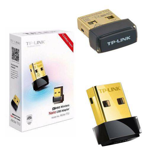Adaptador Tp-link Nano Ac450 Sem Fio USB Archer T1u