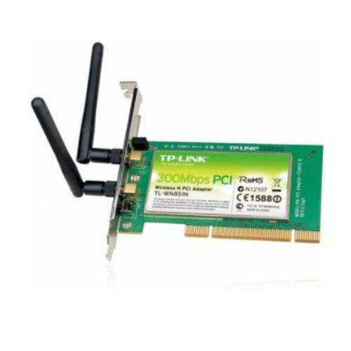 Adaptador Tp-Link Wireless 300Mb Pci Tl-WN851ND