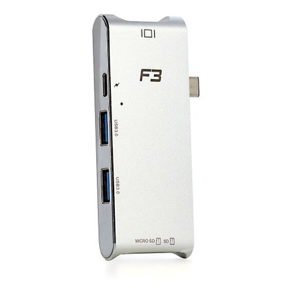 Adaptador USB Tipo C 3.1 para HDMI 4K - MacBook - SD e HUB USB 3.0