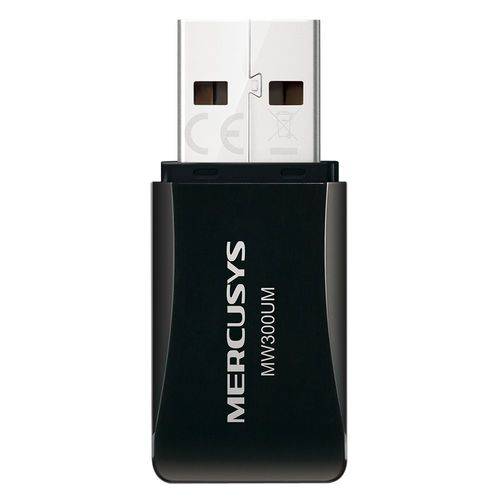 Adaptador USB Wireless Mercusys Mw300um 300mbps Mini