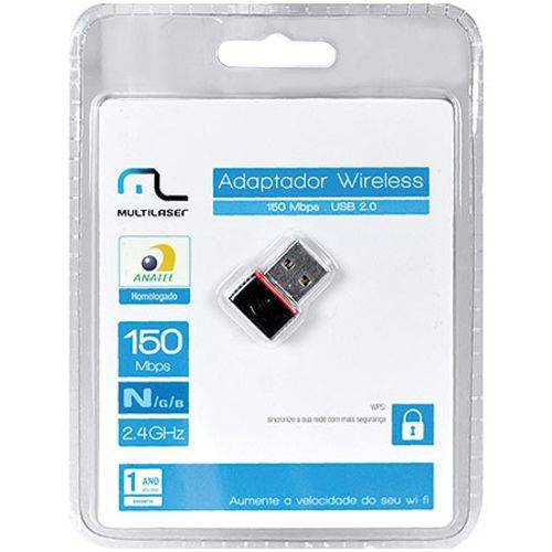 Adaptador USB Wireless Nano USB 150mbps Dongle Re0