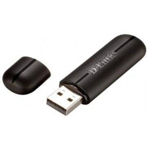 Adaptador Wireless - USB 2.0 - D-Link N 150 - Preto - DWA-123