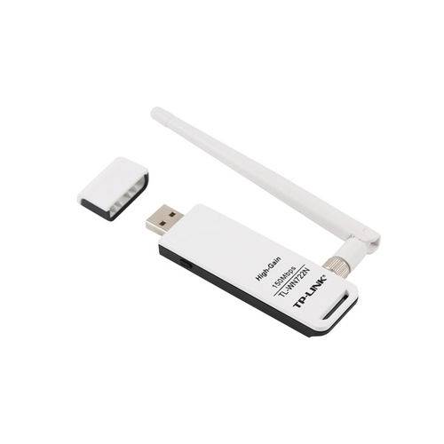 Adaptador Wireless USB Tp-Link WN722N 150 Mbps Alto Ganho