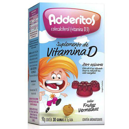 Adderitos Vitamina D - 30 Gomas
