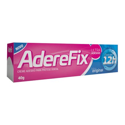 Aderefix Creme Ultra Adesivo para Dentadura Sabor Original 40g