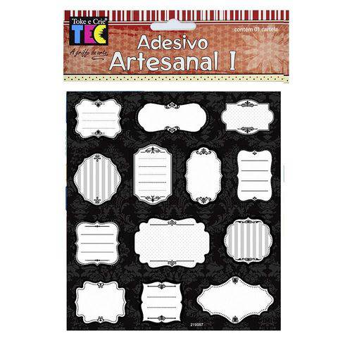 Adesivo Artesanal I - AD1859 - Tags Elegantes - Toke e Crie