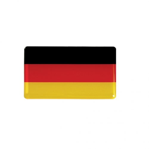 Adesivo Bandeira Resinada Alemanha (6x4) 2129