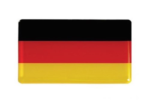 Adesivo Bandeira Resinada Alemanha (9x4,5) 2129G