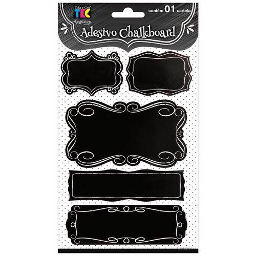 Adesivo Chalkboard Toke e Crie Tags Decoradas – 16251 – AD1610