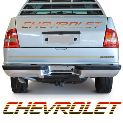 Adesivo Chevrolet da Tampa Traseira - Silverado Conquest 1997 a 2000