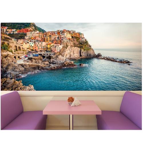 Adesivo Cidades Paisagem Parede Painel Fotográfico Italia 17 Colorido