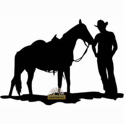 Adesivo Cowboy e Cavalo Sv2201