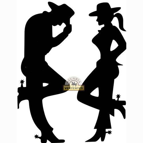 Adesivo Cowboy e Cowgirl Sv2004