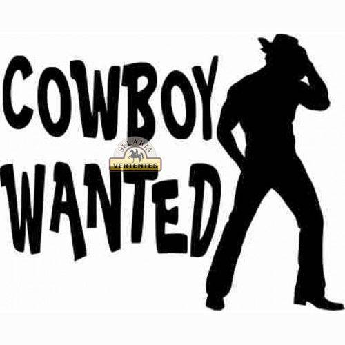 Adesivo Cowboy Wanted Sv2061