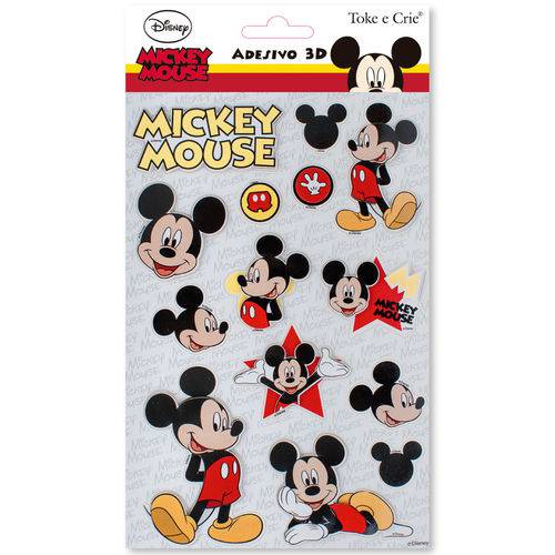 Adesivo 3d Disney Toke e Crie Mickey Mouse - 19577 - Add01