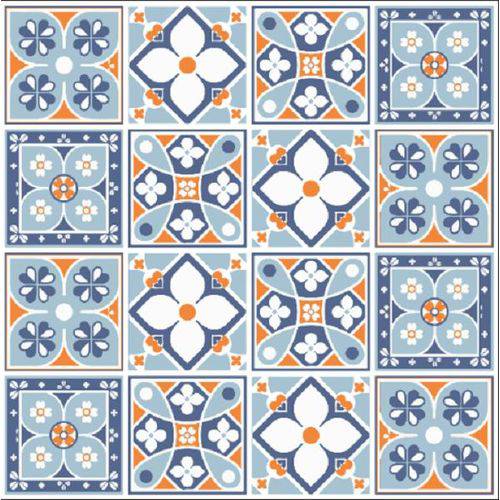 Adesivo de Azulejo Cozinha Português 1 -16 Un de 15x15cm