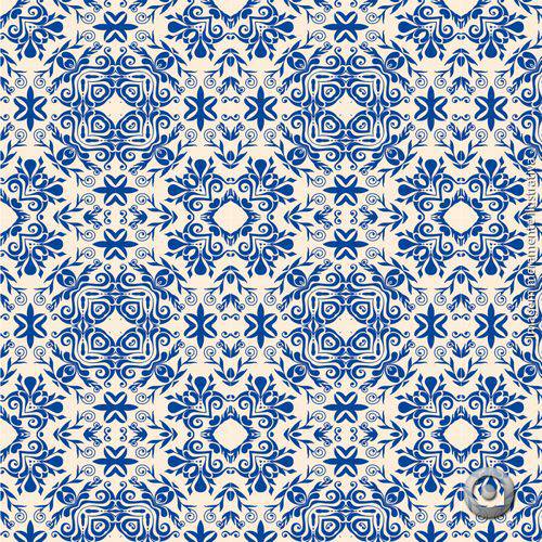 Adesivo de Azulejo Floral Arabesco 04 15x15