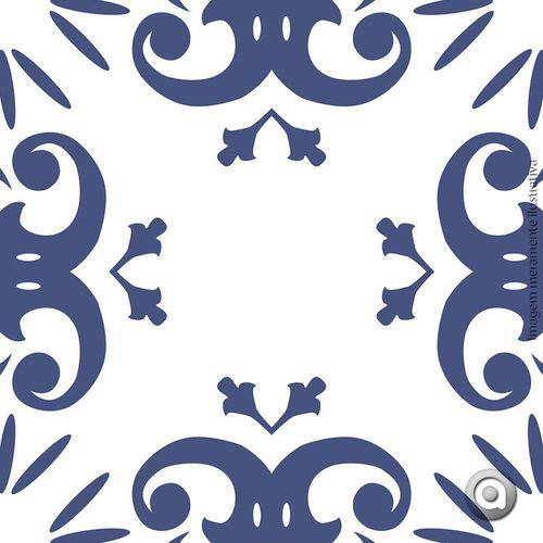 Adesivo de Azulejo Portugal Marinho 15x15