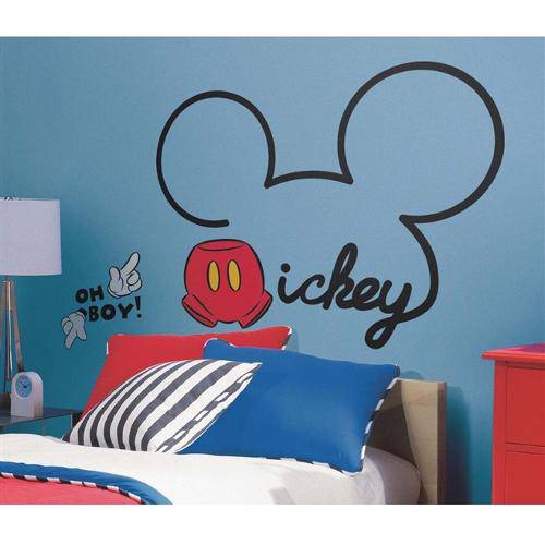 Adesivo de Parede All About Mickey Giant Wall Decal Roommates
