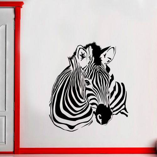 Adesivo de Parede Animais Zebra 3