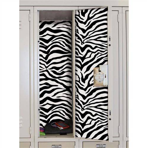 Adesivo de Parede Black White Zebra Locker Wall Decals Roommates
