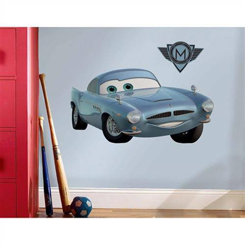 Adesivo de Parede Cars 2 Finn Mcmissle Peel Stick Giant Wall Decal Roommates