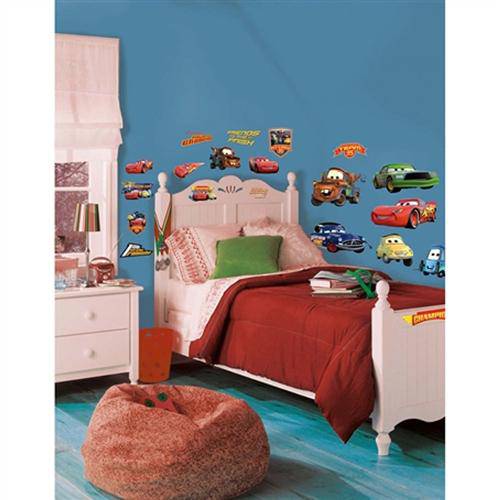 Adesivo de Parede Cars - Piston Cup Champs Peel Stick Wall Decal Roommates
