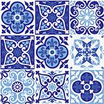 Adesivo de Parede Decorativo para Cozinha Stixx Azulejos Lisboa Colorido (123x61cm)