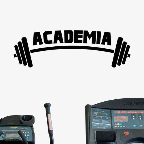 Adesivo de Parede Logo Academia Fitness