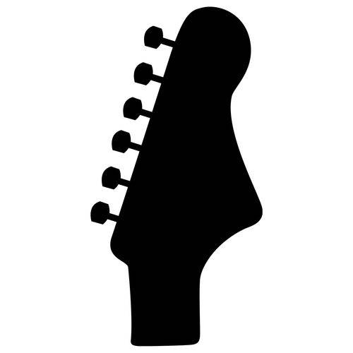 Adesivo de Parede Lousa Guitarra 38x75cm