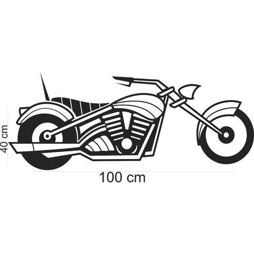 Adesivo de Parede Moto Motocicleta Quarto Sala Decoração