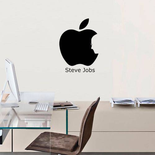 Adesivo de Parede Steve Jobs Apple