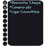 Adesivo de Parede Tipo Lousa de Escrever Check List Stixx Adesivos Criativos Preto (50x56,4cm)