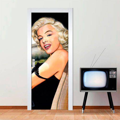 Adesivo de Porta Marilyn Monroe