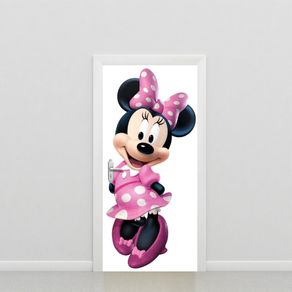 Adesivo de Porta Quarto Minnie Mouse PO517053