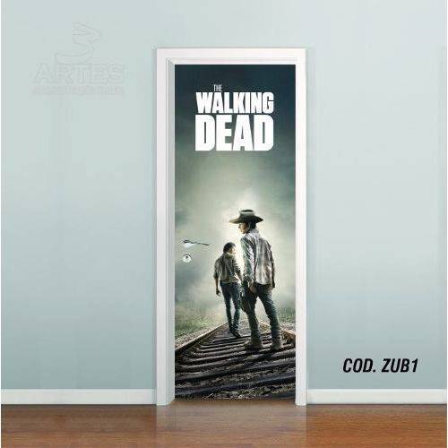 Adesivo de Porta The Walking Dead #01