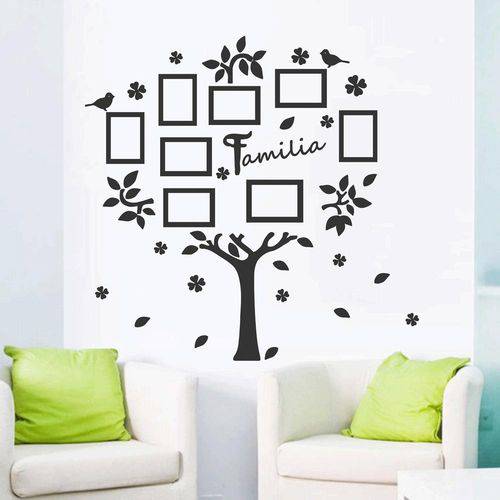 Adesivo Decorativo Árvore Genealógica Família Porta Retrato