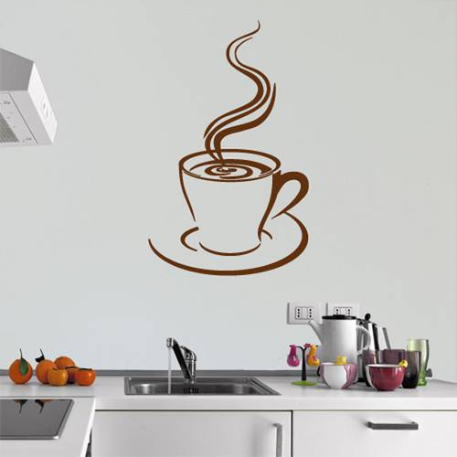 Adesivo Decorativo de Cozinha - Café - 005cz