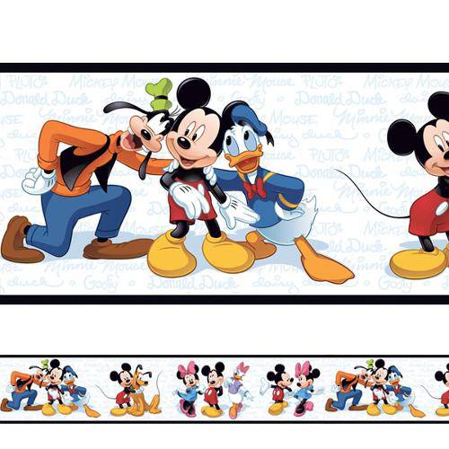 Adesivo Decorativo Faixa Mickey e Sua Turma 2
