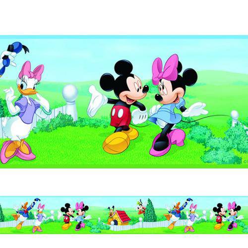 Adesivo Decorativo Faixa Mickey e Sua Turma