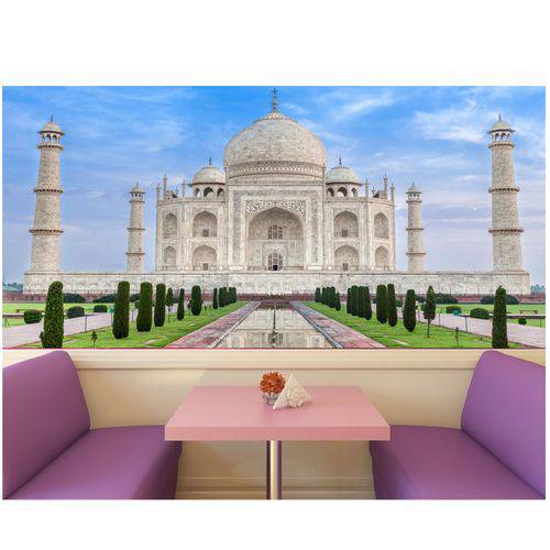 Adesivo Decorativo Fotográfico Paisagens Taj Mahal Cidade 32