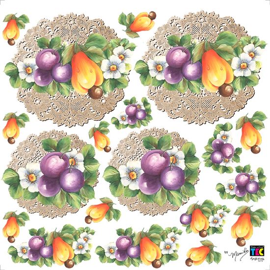 Adesivo Decorativo Frutas TDM-04 - Toke e Crie By Mamiko