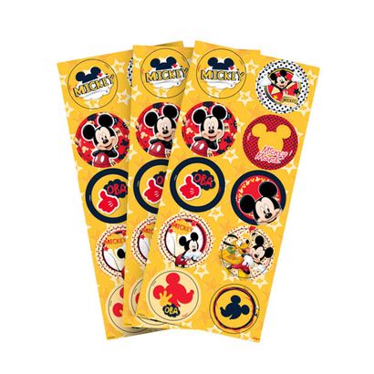 Adesivo Decorativo Mickey Mouse 30un Disney Regina